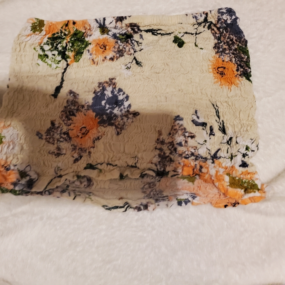 Flower tube top